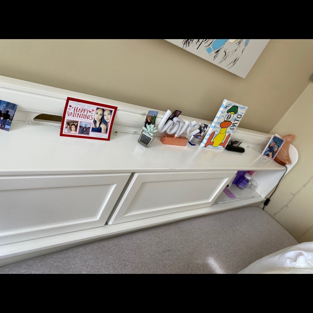 bed a few scratches but if you paint it it will look like new